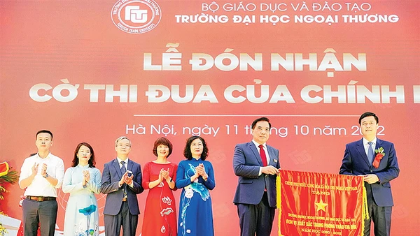 Trường ÐH Ngoại thương: Tiên phong đổi mới sáng tạo trong đào tạo nguồn nhân lực chất lượng cao, gắn với trách nhiệm xã hội và phục vụ cộng đồng 