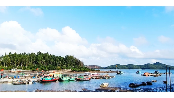 Nét hoang sơ của đảo.