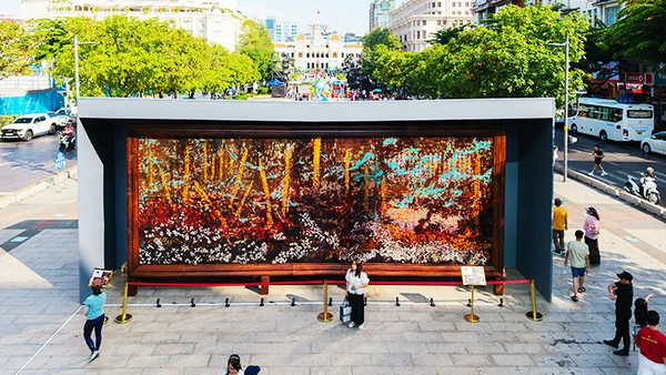 Một góc triển lãm.