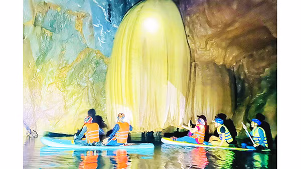 Hang Sơn Nữ ở xã Trường Sơn vừa được phát hiện.