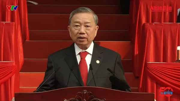 [Video] Nghe lại diễn văn của Tổng Bí thư Tô Lâm tại lễ kỷ niệm 50 năm Ngày Giải phóng miền Nam, thống nhất đất nước