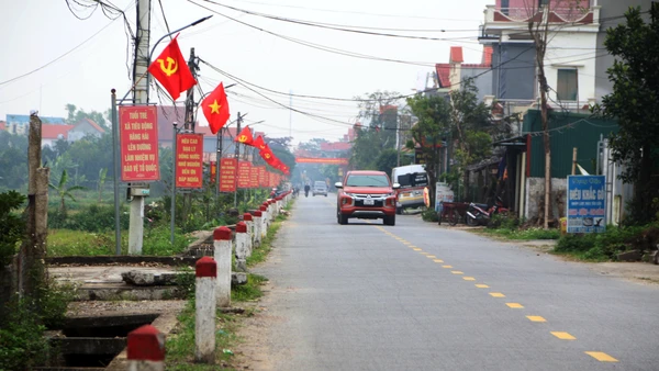 Khu dân cư Giáo xứ Tiêu Động Thượng, xã Tiêu Động, huyện Bình Lục (tỉnh Hà Nam) ngày càng khang trang, sạch đẹp.