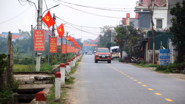 Khu dân cư Giáo xứ Tiêu Động Thượng, xã Tiêu Động, huyện Bình Lục (tỉnh Hà Nam) ngày càng khang trang, sạch đẹp.