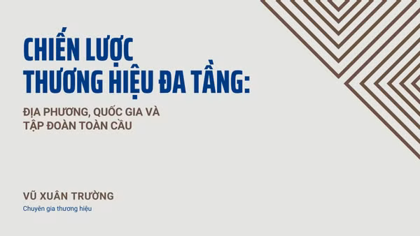 Chiến lược thương hiệu đa tầng: Địa phương, quốc gia và tập đoàn toàn cầu