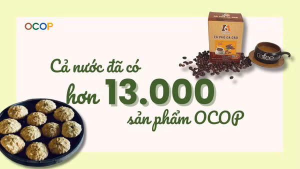 [Infographic] Cả nước đã có hơn 13.000 sản phẩm OCOP