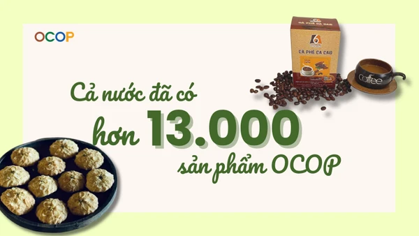 [Infographic] Cả nước đã có hơn 13.000 sản phẩm OCOP