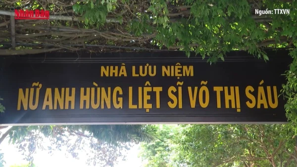 [Video] Khánh thành Công viên Tượng đài, Nhà lưu niệm Anh hùng Liệt sĩ Võ Thị Sáu