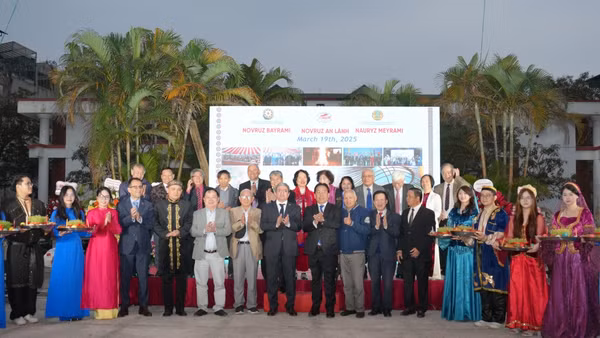 Đại sứ quán Kazakhstan tại Việt Nam tổ chức lễ đón năm mới truyền thống Nauryz. (Ảnh của Đại sứ quán Kazakhstan tại Việt Nam cung cấp)