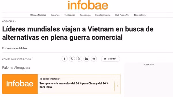 Hình ảnh bài báo. (Ảnh chụp màn hình)