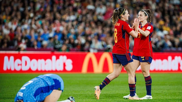 Thắng đội tuyển nữ Anh sát nút 0-1, Tây Ban Nha giành về chức vô địch bóng đá nữ danh giá. (Ảnh: RFEF)