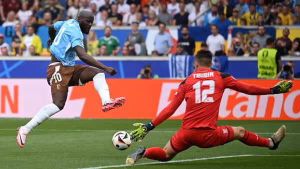 Lukaku vẫn chưa có duyên ghi bàn tại EURO 2024. (Ảnh: UEFA)