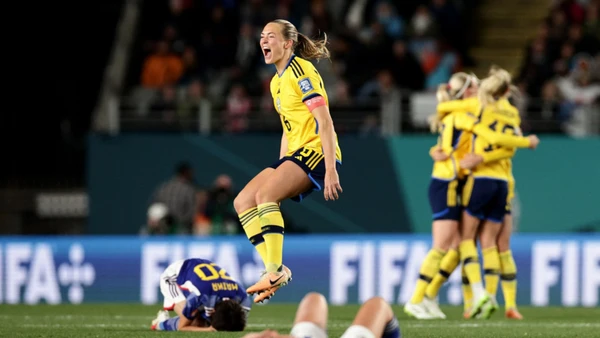 Một trận đấu giàu cảm xúc của hai đội tuyển nữ Nhật Bản và Thụy Điển. (Ảnh: Reuters)