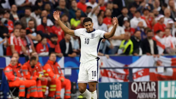 Cầu thủ sinh năm 2003 Jude Bellingham là người ghi bàn thắng duy nhất của trận đấu. (Ảnh: Getty)