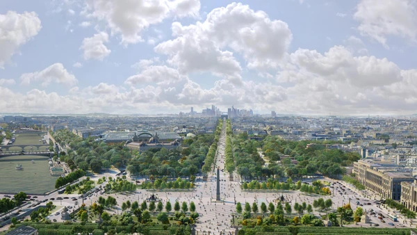 Hàng nghìn nhân sự sẽ được triển khai ở thủ đô Paris để bảo đảm an ninh trong thời gian diễn ra trận bán kết giữa đội tuyển Pháp và Maroc. (Ảnh: AFP/TTXVN)