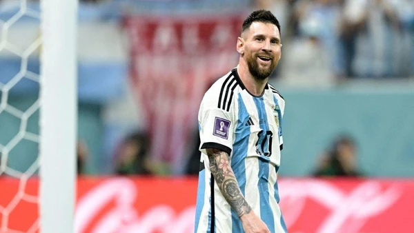 Messi bước tiếp vào trận chung kết World Cup 2022. (Ảnh: Getty)