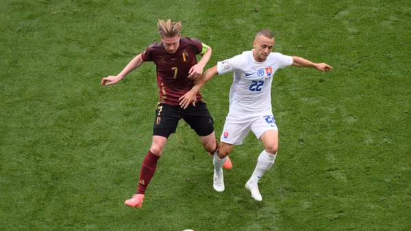Đội tuyển Bỉ thua 0-1 trước đối thủ bị đánh giá yếu hơn là Slovakia. (Ảnh: UEFA)