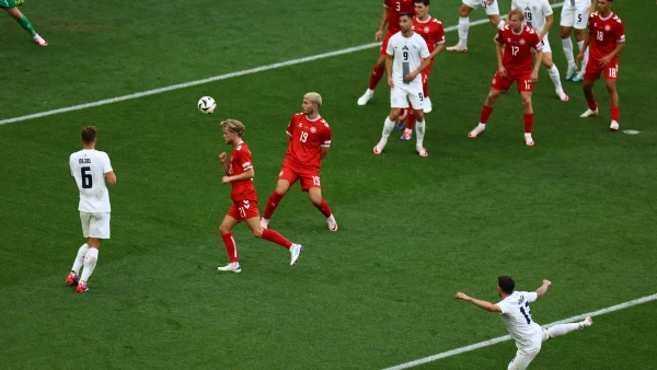 Đan Mạch không thể có niềm vui trọn vẹn trước Slovenia trong trận ra quân EURO 2024. (Ảnh Reuters)