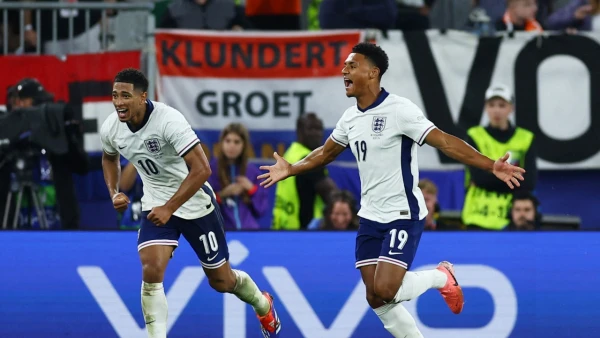 Tuyển Anh có lần thứ hai liên tiếp vào chung kết Euro. (Ảnh: Reuters)