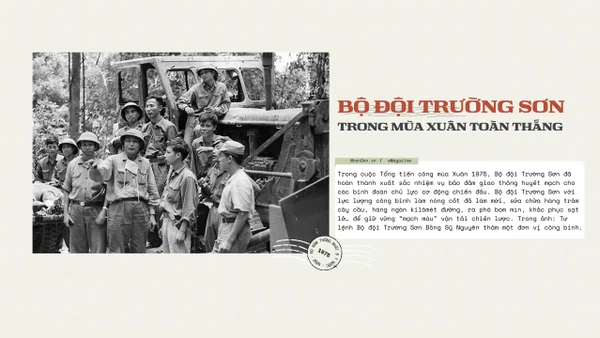 Bộ đội Trường Sơn trong mùa xuân toàn thắng