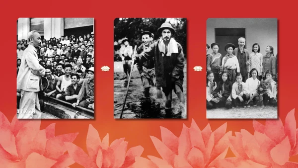 Bác vẫn cùng chúng cháu hành quân