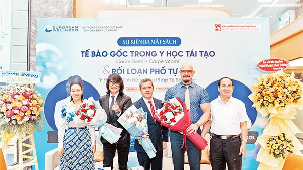 European Wellness ra mắt sách về tế bào gốc và tự kỷ tại Việt Nam.