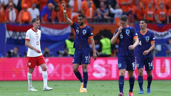 Tiền đạo Cody Gakpo ăn mừng sau khi gỡ hòa 1 đều cho đội tuyển Hà Lan. (Ảnh: Getty Images)