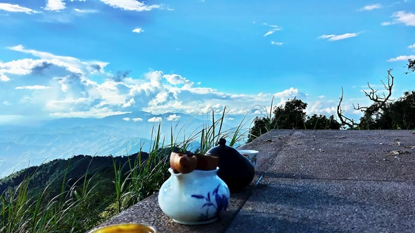 Giữa mây ngàn gió núi, chén trà này như được uống trong tiên cảnh bồng lai.