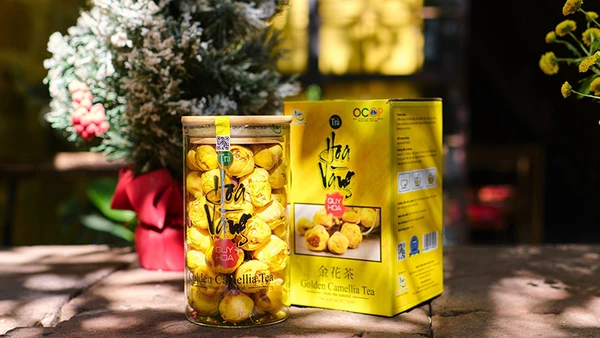 Trà hoa vàng Quy Hoa, Quảng Ninh, sản phẩm OCOP 5 sao. (Ảnh: quyhoatra.com.vn)