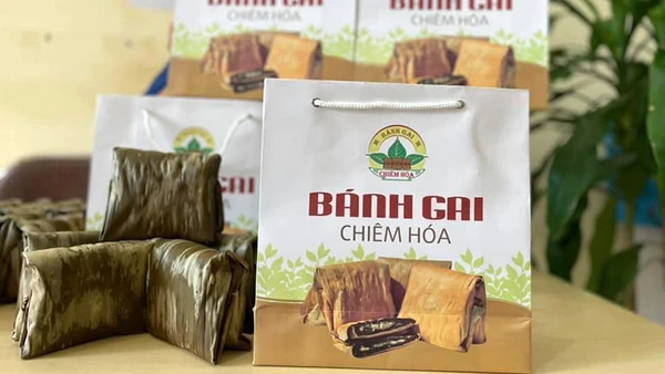 Bánh gai Chiêm Hóa, sản phẩm OCOP 4 sao của Tuyên Quang. (Ảnh: OCOP Tuyên Quang)