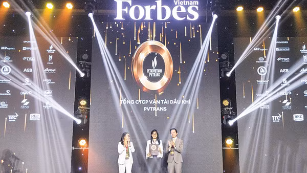 PVtrans - top 50 công ty niêm yết tốt nhất Việt Nam 2024 PVtrans bốn lần vinh danh - một niềm tự hào