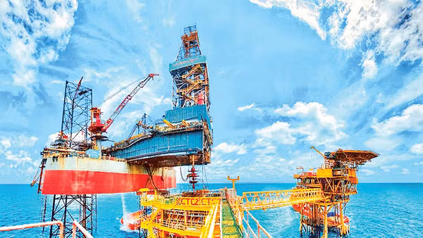 Giàn CTC-2 mỏ Cá Tầm được đưa vào khai thác năm 2022.