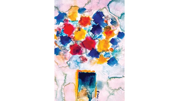 Minh họa trang thơ: Nguyễn Quang Thiều