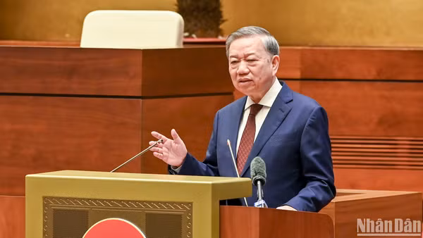 Tổng Bí thư Tô Lâm phát biểu chỉ đạo hội nghị.