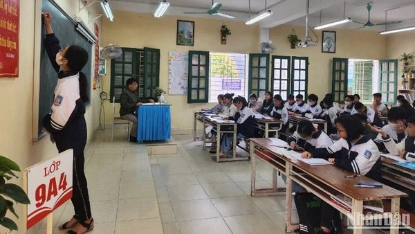 Khối lớp 9 ở các trường học trên địa bàn tỉnh Thái Bình tích cực ôn luyện chuẩn bị cho kỳ thi tuyển sinh vào lớp 10.