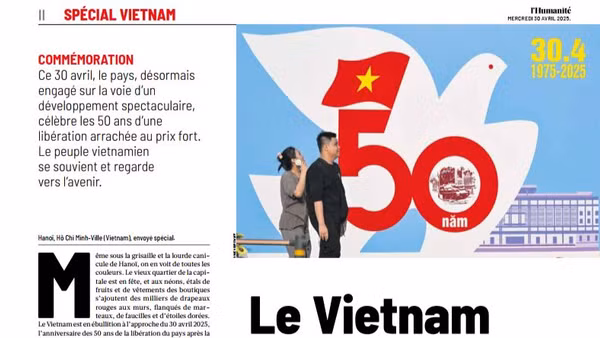 Ngày 30/4/2025, báo Nhân đạo xuất bản phụ san nhân kỷ niệm 50 năm Ngày Giải phóng miền nam, thống nhất đất nước Việt Nam.