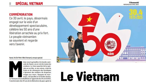 Ngày 30/4/2025, báo Nhân đạo xuất bản phụ san nhân kỷ niệm 50 năm Ngày Giải phóng miền nam, thống nhất đất nước Việt Nam.