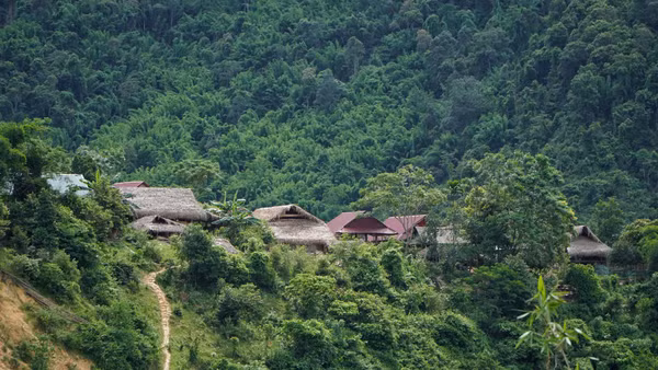 Một góc bản Búng.