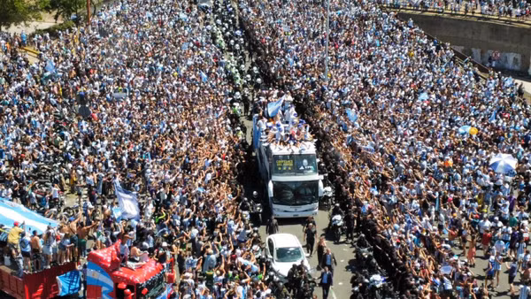 [Ảnh] Argentina: Hàng triệu người hâm mộ chào đón những người hùng vô địch World Cup