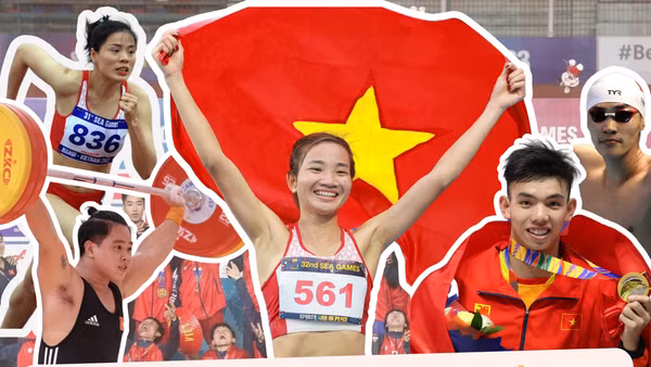 [Infographic] Những gương mặt “vàng” của thể thao Việt Nam tại SEA Games 32