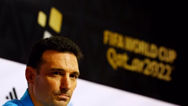 Huấn luyện viên trưởng tuyển Argentina, Lionel Scaloni. (Ảnh: Reuters)
