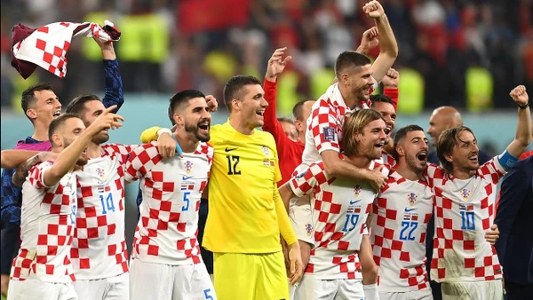 Sau chiến thắng 2-1 trước Maroc, Croatia có lần thứ hai liên tiếp về đích trong tốp 3 chung cuộc ở sân chơi World Cup. (Ảnh: FIFA)