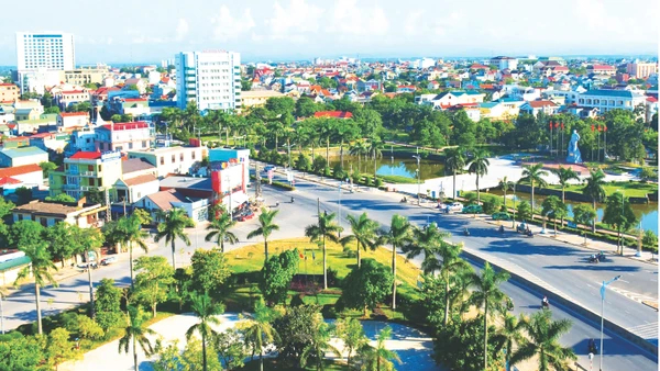 Thành phố Đông Hà của tỉnh Quảng Trị đang được xây dựng thành đô thị xanh, thích ứng biến đổi khí hậu. 