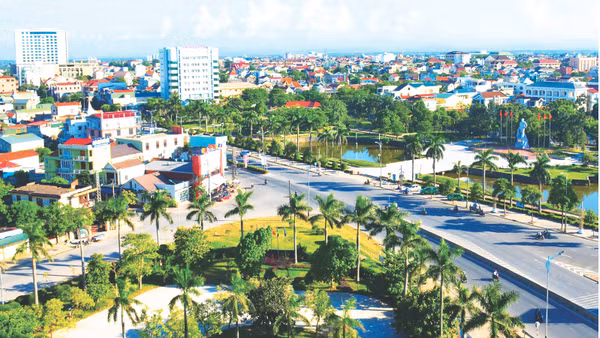 Thành phố Đông Hà của tỉnh Quảng Trị đang được xây dựng thành đô thị xanh, thích ứng biến đổi khí hậu. 