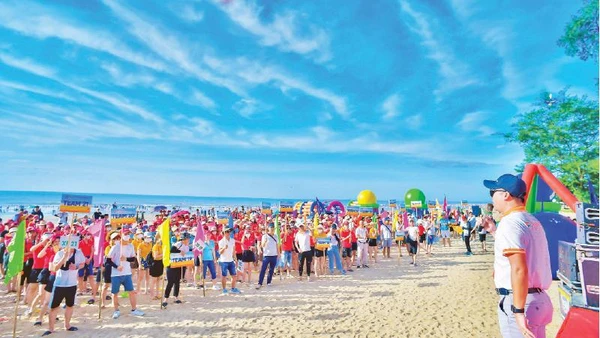 MICE là loại hình du lịch đang được nhiều doanh nghiệp lựa chọn. Ảnh: Bích Huệ