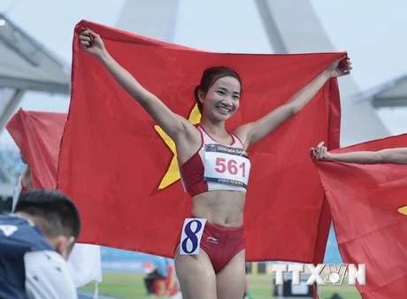 [Ảnh] Ấn tượng khoảnh khắc Nguyễn Thị Oanh đi vào lịch sử tại SEA Games 32