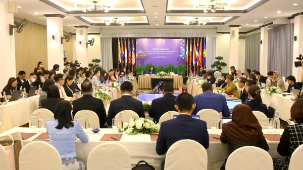Toàn cảnh phiên họp chung Ủy ban Văn hóa-Thông tin ASEAN lần thứ 57. (Ảnh: Bộ Văn hóa, Thể thao và Du lịch)