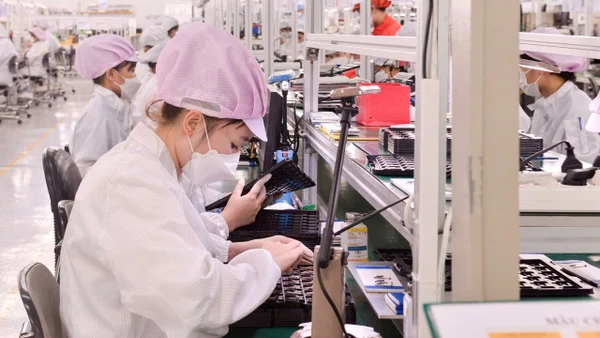 Nguồn vốn đầu tư trực tiếp nước ngoài vẫn tiếp tục tăng mạnh mẽ trong năm 2024. Ảnh: Lê Danh Lam