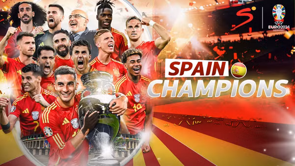 Tây Ban Nha khẳng định sức mạnh tuyệt đối ở kỳ EURO 2024. (Ảnh: SuperSport)