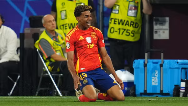 Lamine Yamal là người hùng của Tây Ban Nha trong trận bán kết. (Ảnh: Getty)