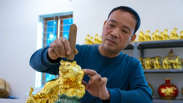 Sản phẩm của làng nghề Kiêu Kỵ tinh xảo và có giá trị cao.